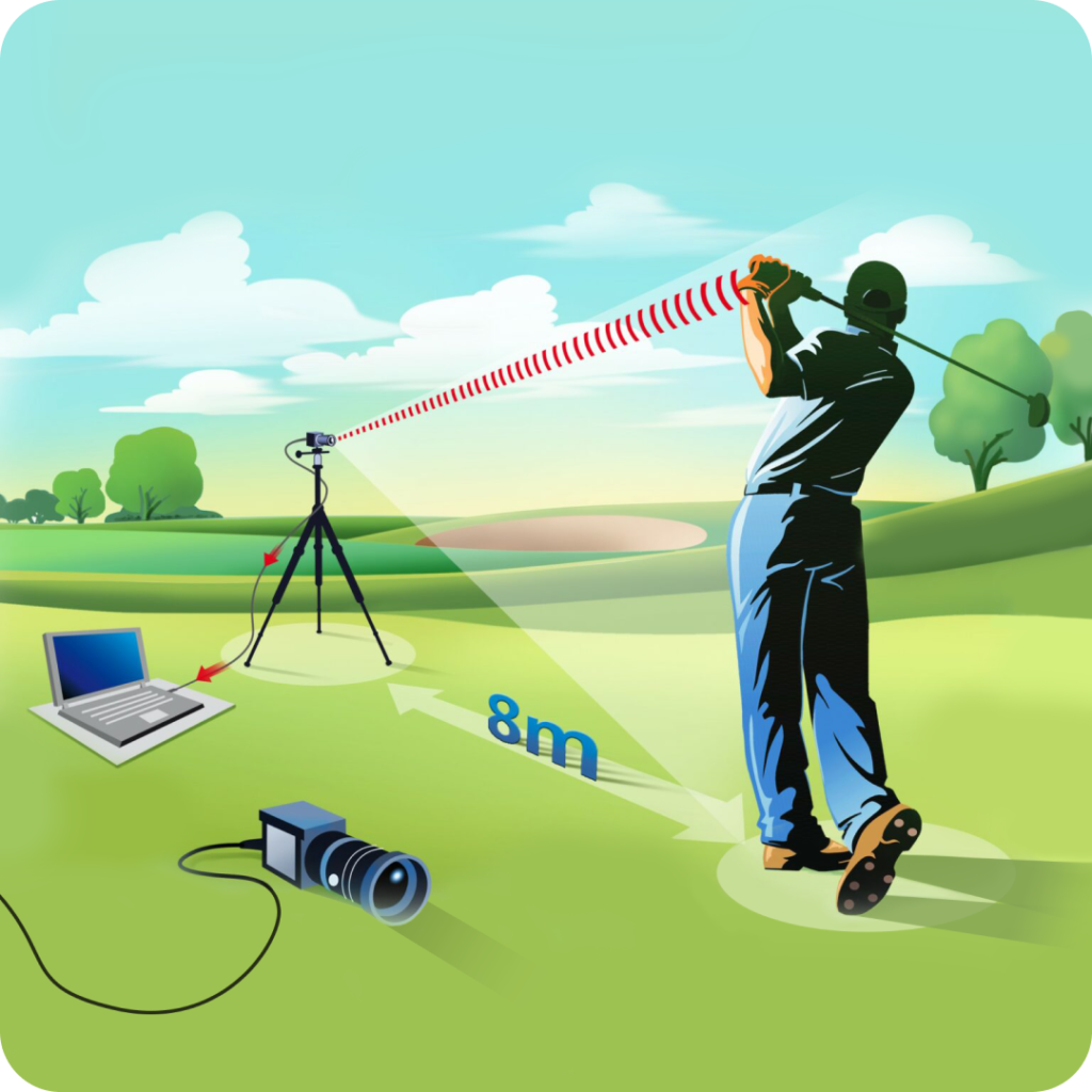 One way to check golf swing and pressure measurements