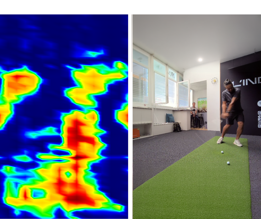 golf swing- hand force development at impact