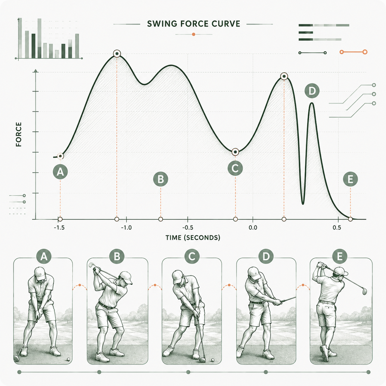 Release control in golf swing